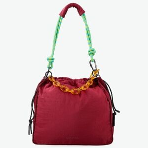 Rotunda Sant Hobo Bag - Bordeaux